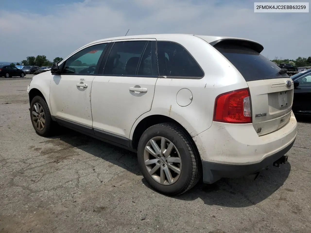 2014 Ford Edge Sel VIN: 2FMDK4JC2EBB63259 Lot: 62982285
