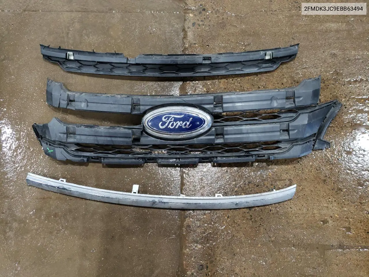 2014 Ford Edge Sel VIN: 2FMDK3JC9EBB63494 Lot: 63082915