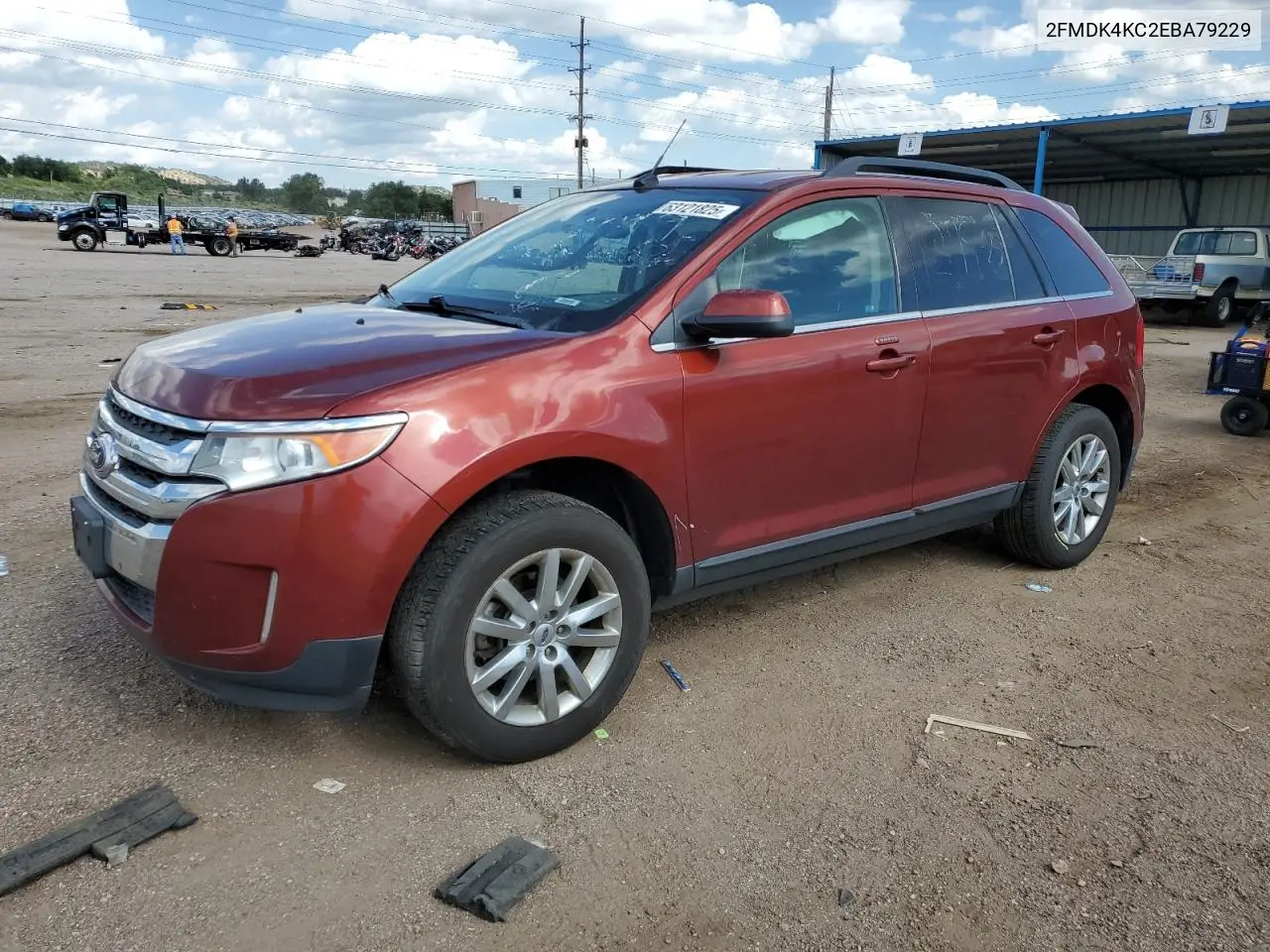 2014 Ford Edge Limited VIN: 2FMDK4KC2EBA79229 Lot: 63121825