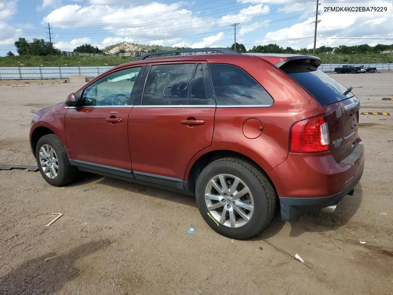 2014 Ford Edge Limited VIN: 2FMDK4KC2EBA79229 Lot: 63121825