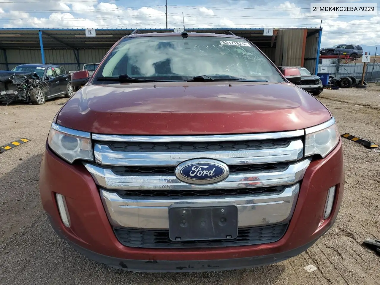 2014 Ford Edge Limited VIN: 2FMDK4KC2EBA79229 Lot: 63121825