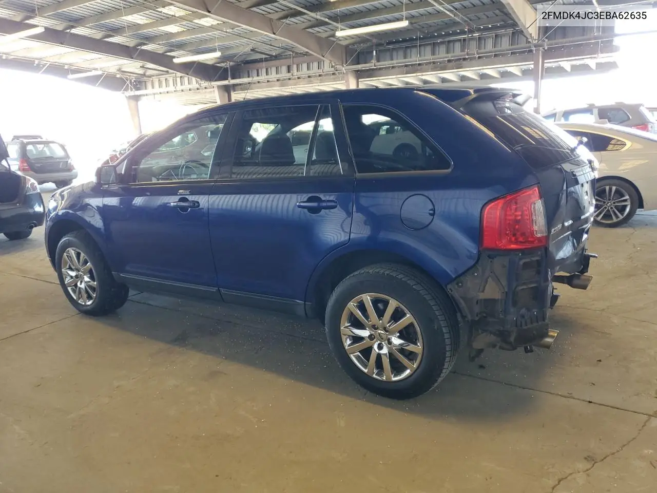 2014 Ford Edge Sel VIN: 2FMDK4JC3EBA62635 Lot: 63313565
