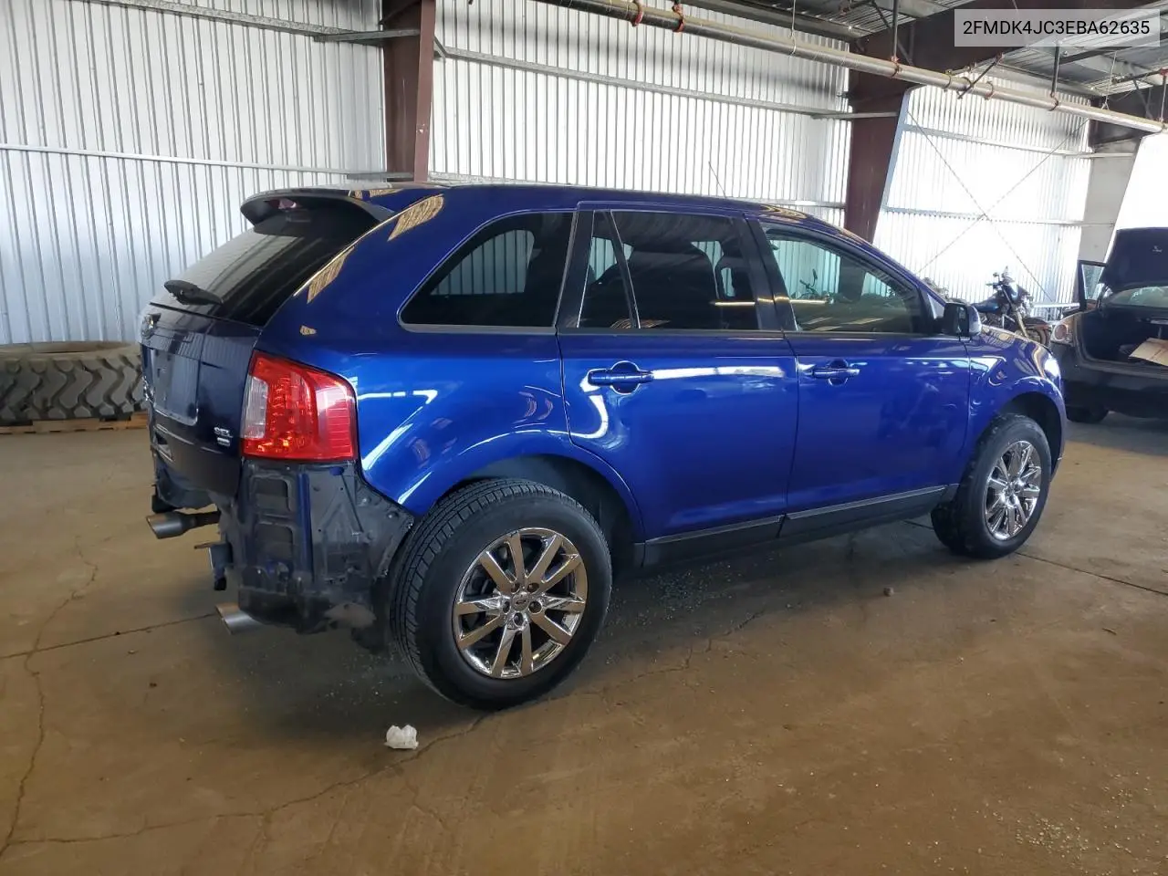 2014 Ford Edge Sel VIN: 2FMDK4JC3EBA62635 Lot: 63313565