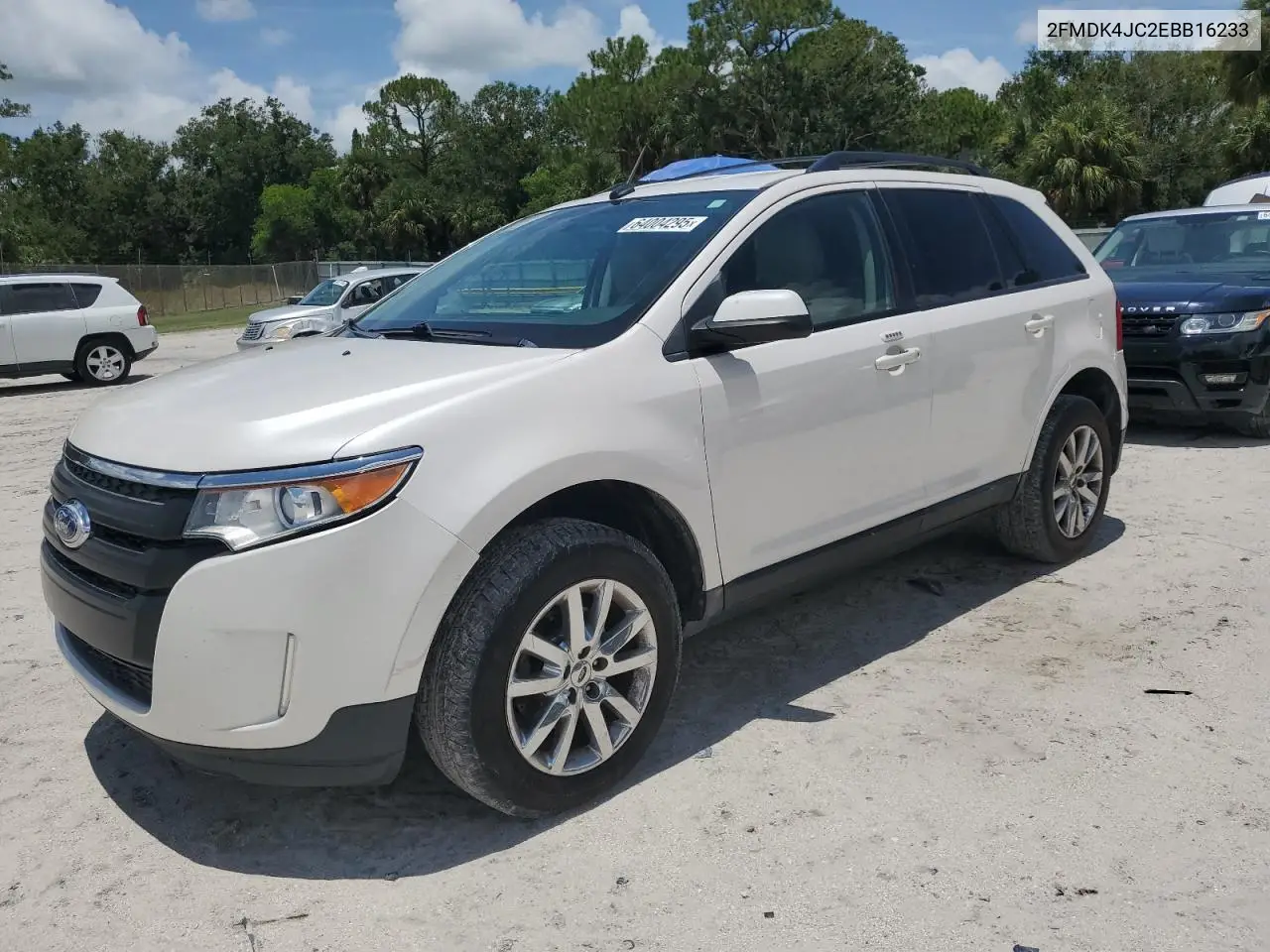2014 Ford Edge Sel VIN: 2FMDK4JC2EBB16233 Lot: 64004295