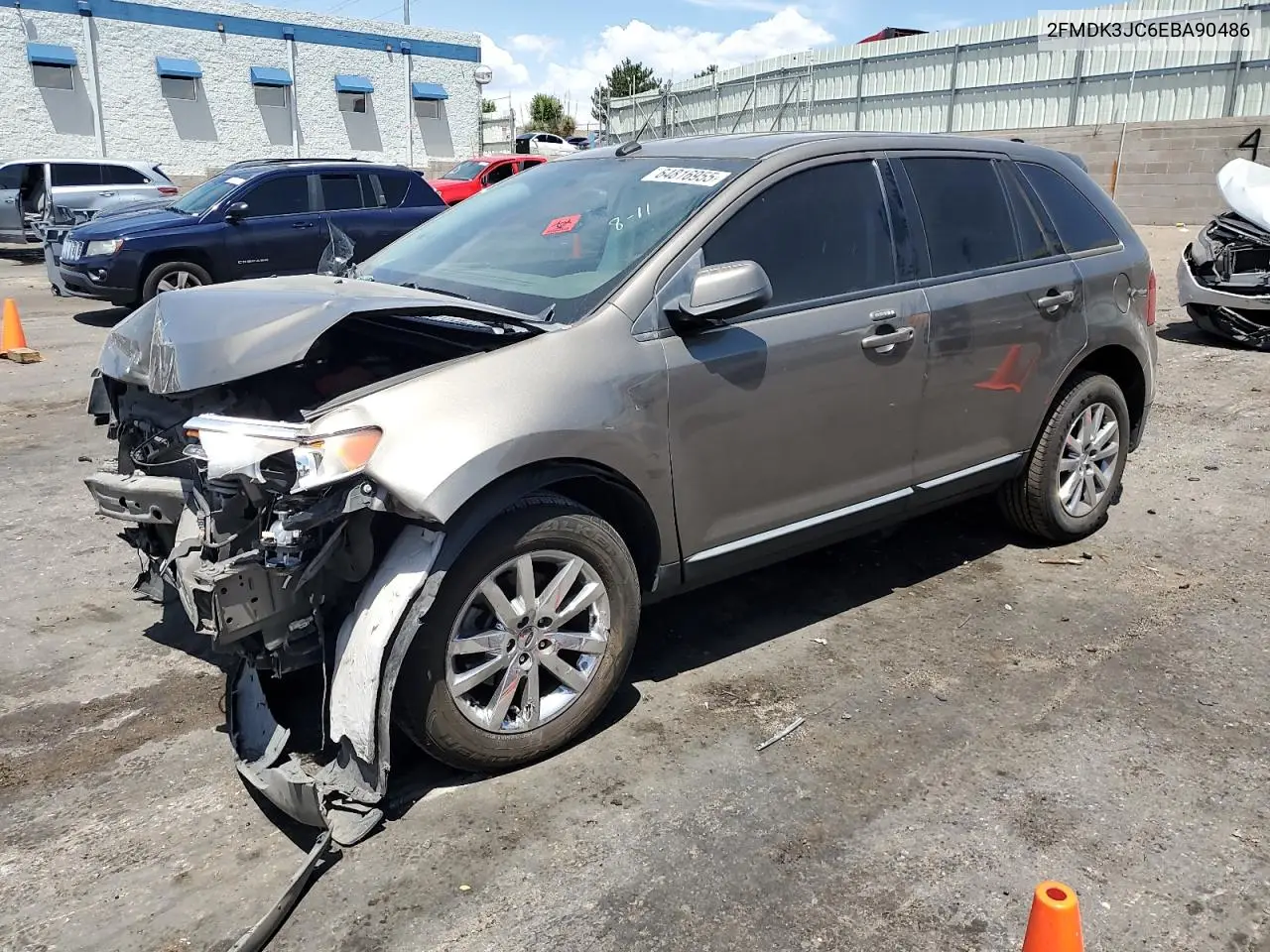 2014 Ford Edge Sel VIN: 2FMDK3JC6EBA90486 Lot: 64816955