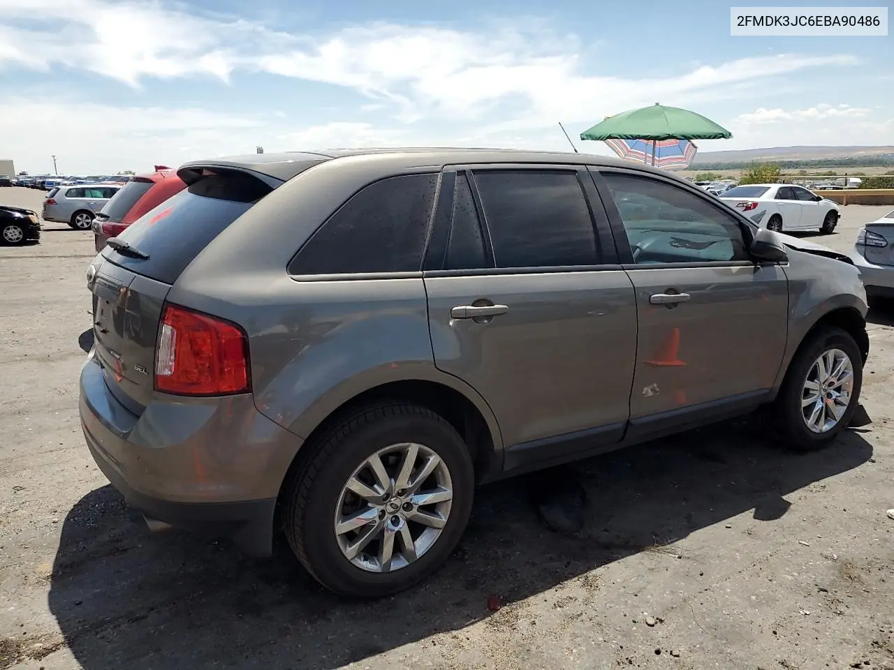 2014 Ford Edge Sel VIN: 2FMDK3JC6EBA90486 Lot: 64816955