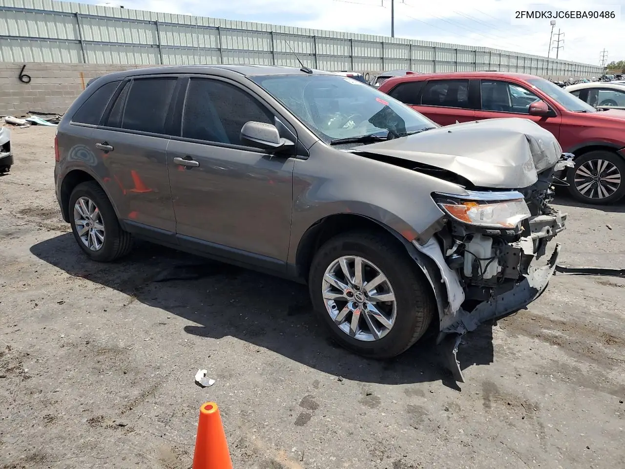 2014 Ford Edge Sel VIN: 2FMDK3JC6EBA90486 Lot: 64816955