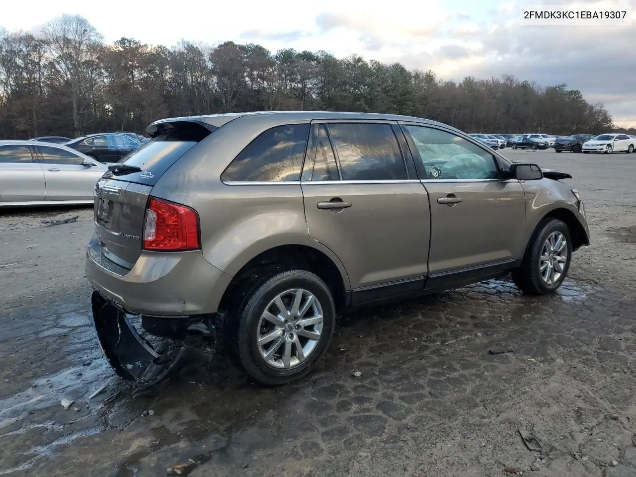 2014 Ford Edge Limited VIN: 2FMDK3KC1EBA19307 Lot: 85286684