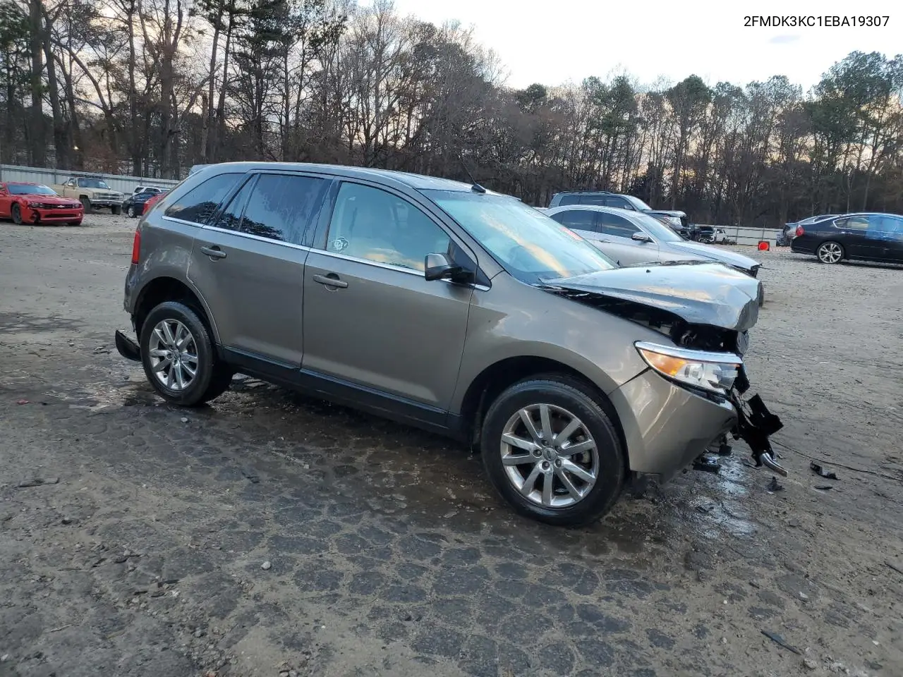 2014 Ford Edge Limited VIN: 2FMDK3KC1EBA19307 Lot: 85286684