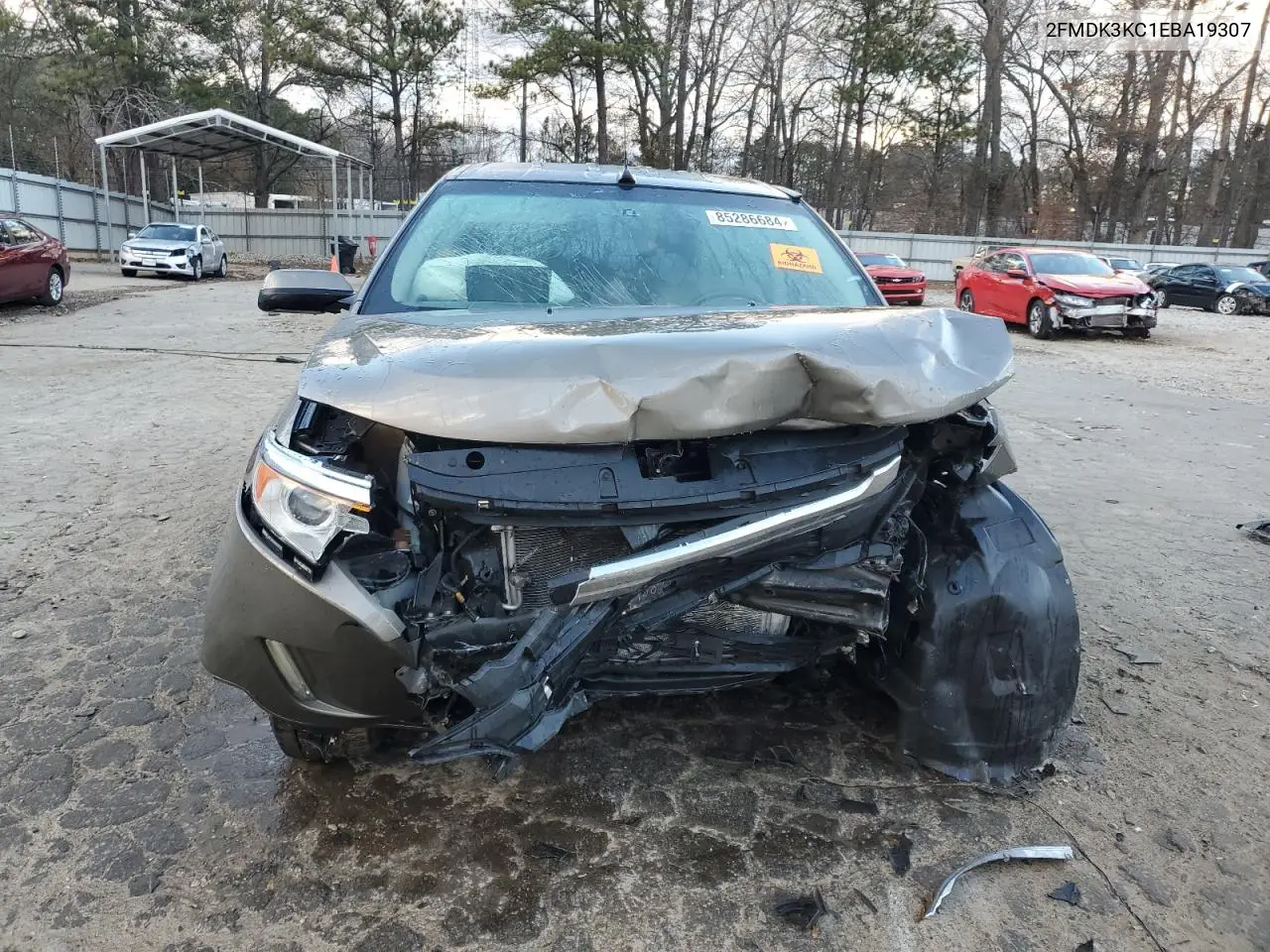 2014 Ford Edge Limited VIN: 2FMDK3KC1EBA19307 Lot: 85286684