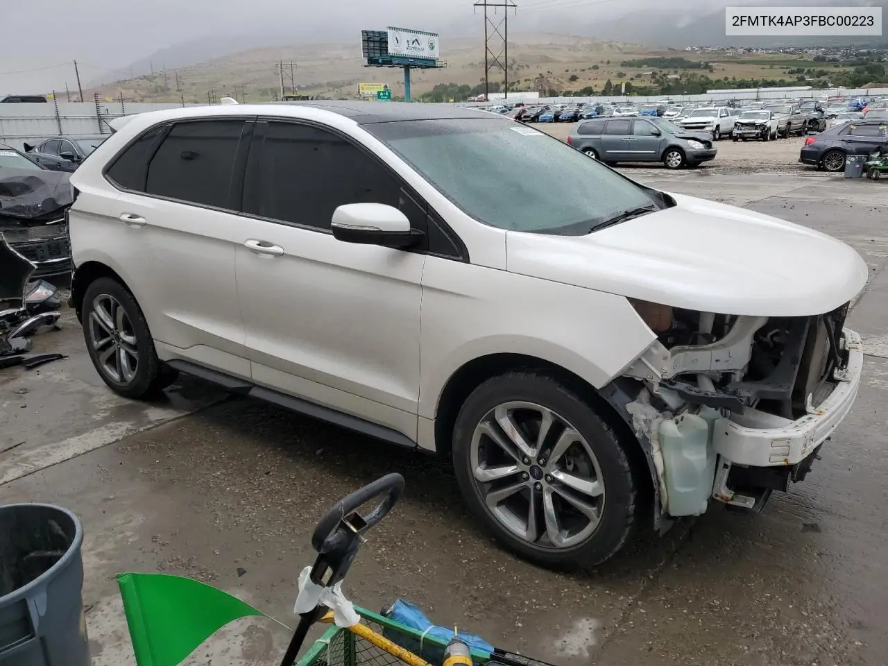 2015 Ford Edge Sport VIN: 2FMTK4AP3FBC00223 Lot: 56660565