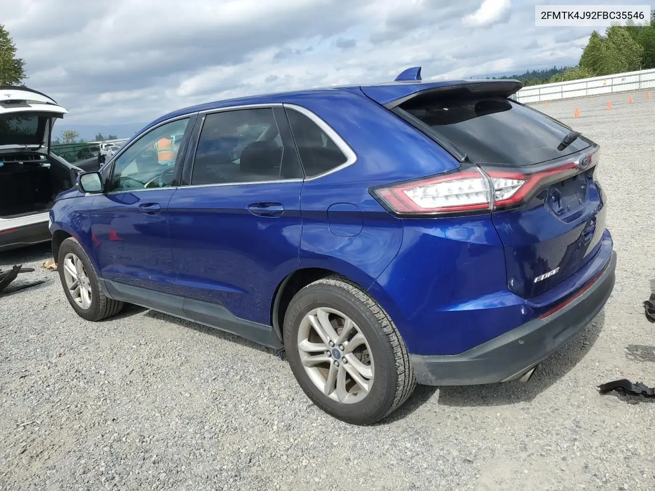 2015 Ford Edge Sel VIN: 2FMTK4J92FBC35546 Lot: 56962965