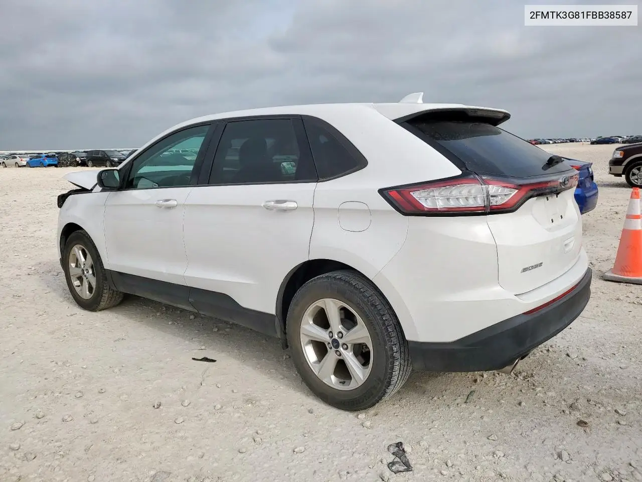 2015 Ford Edge Se VIN: 2FMTK3G81FBB38587 Lot: 56997415