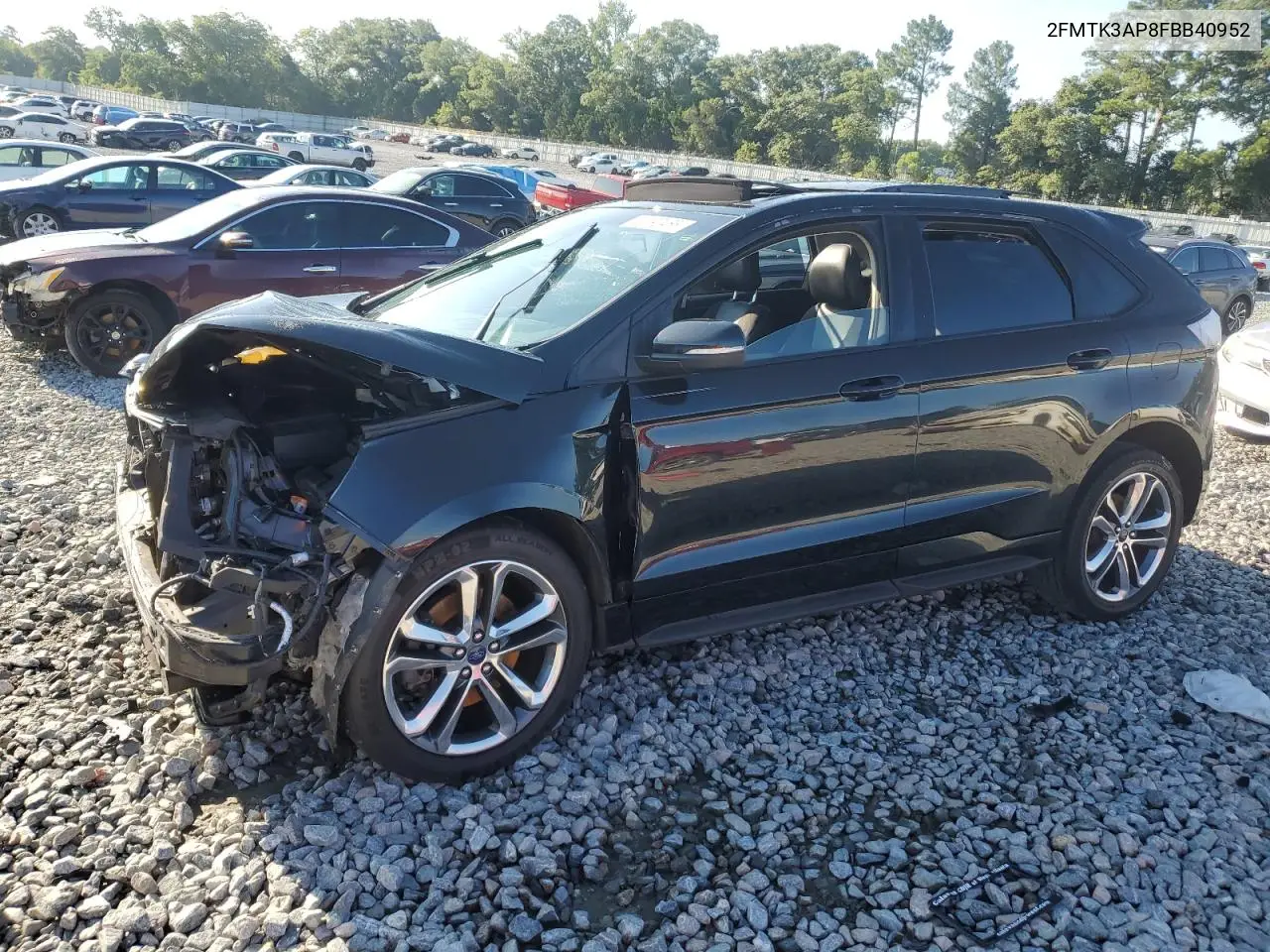 2015 Ford Edge Sport VIN: 2FMTK3AP8FBB40952 Lot: 62192465