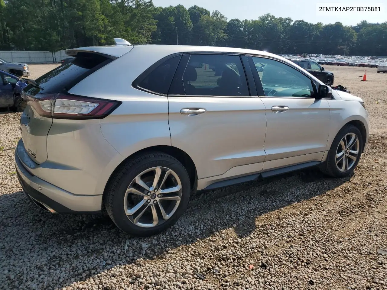 2015 Ford Edge Sport VIN: 2FMTK4AP2FBB75881 Lot: 62394445