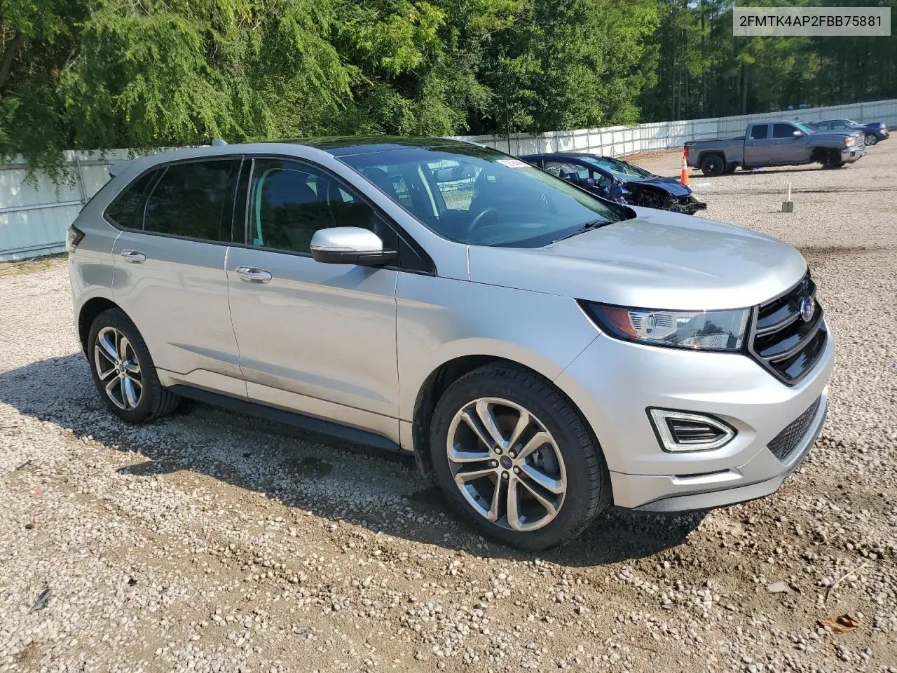 2015 Ford Edge Sport VIN: 2FMTK4AP2FBB75881 Lot: 62394445