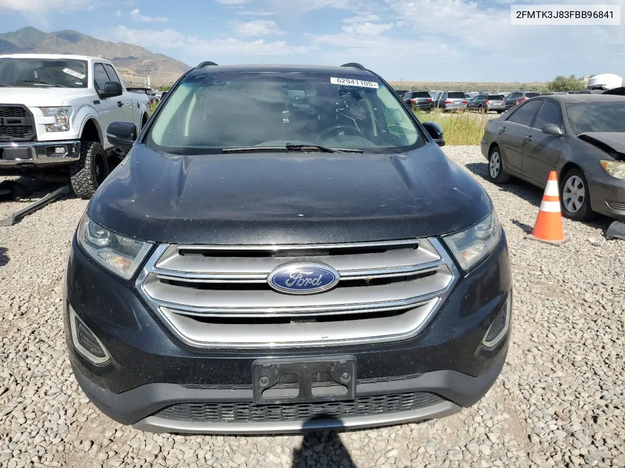 2015 Ford Edge Sel VIN: 2FMTK3J83FBB96841 Lot: 62941105