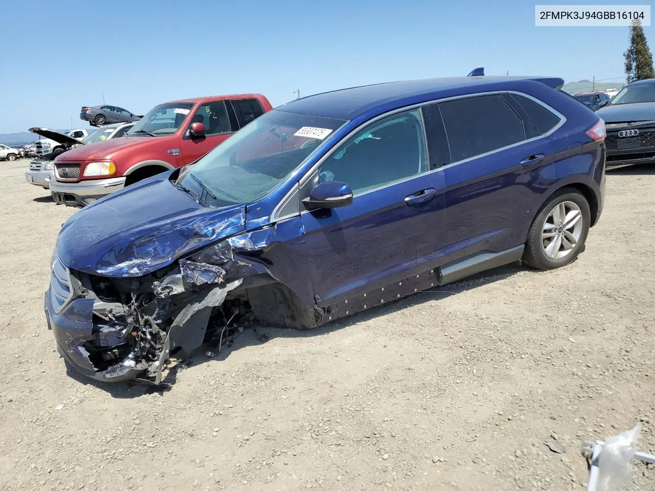 2fmpk3j94gbb16104 2FMPK3J94GBB16104 2016 Ford Edge Sel