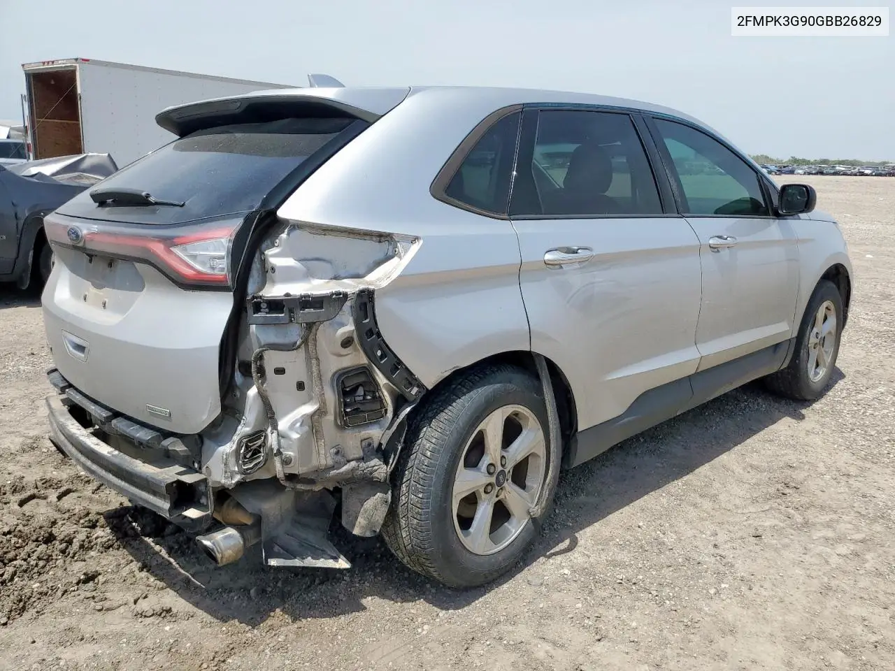 2016 Ford Edge Se VIN: 2FMPK3G90GBB26829 Lot: 56959255