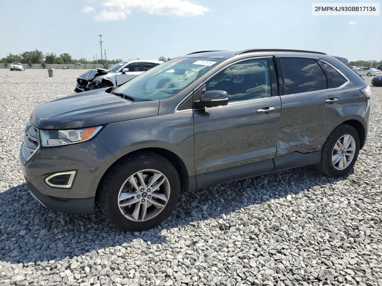 2016 Ford Edge Sel VIN: 2FMPK4J93GBB17136 Lot: 57167815