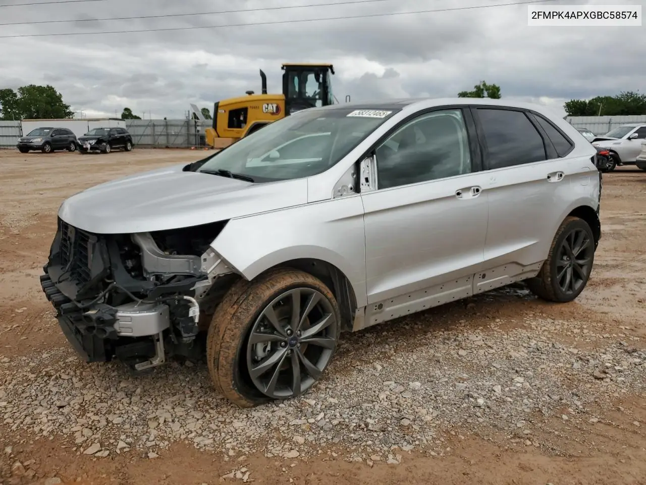 2016 Ford Edge Sport VIN: 2FMPK4APXGBC58574 Lot: 58312465