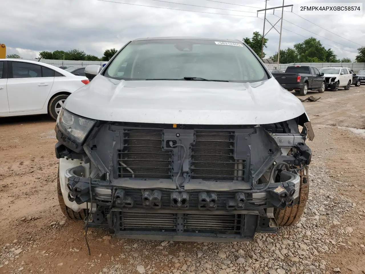 2016 Ford Edge Sport VIN: 2FMPK4APXGBC58574 Lot: 58312465