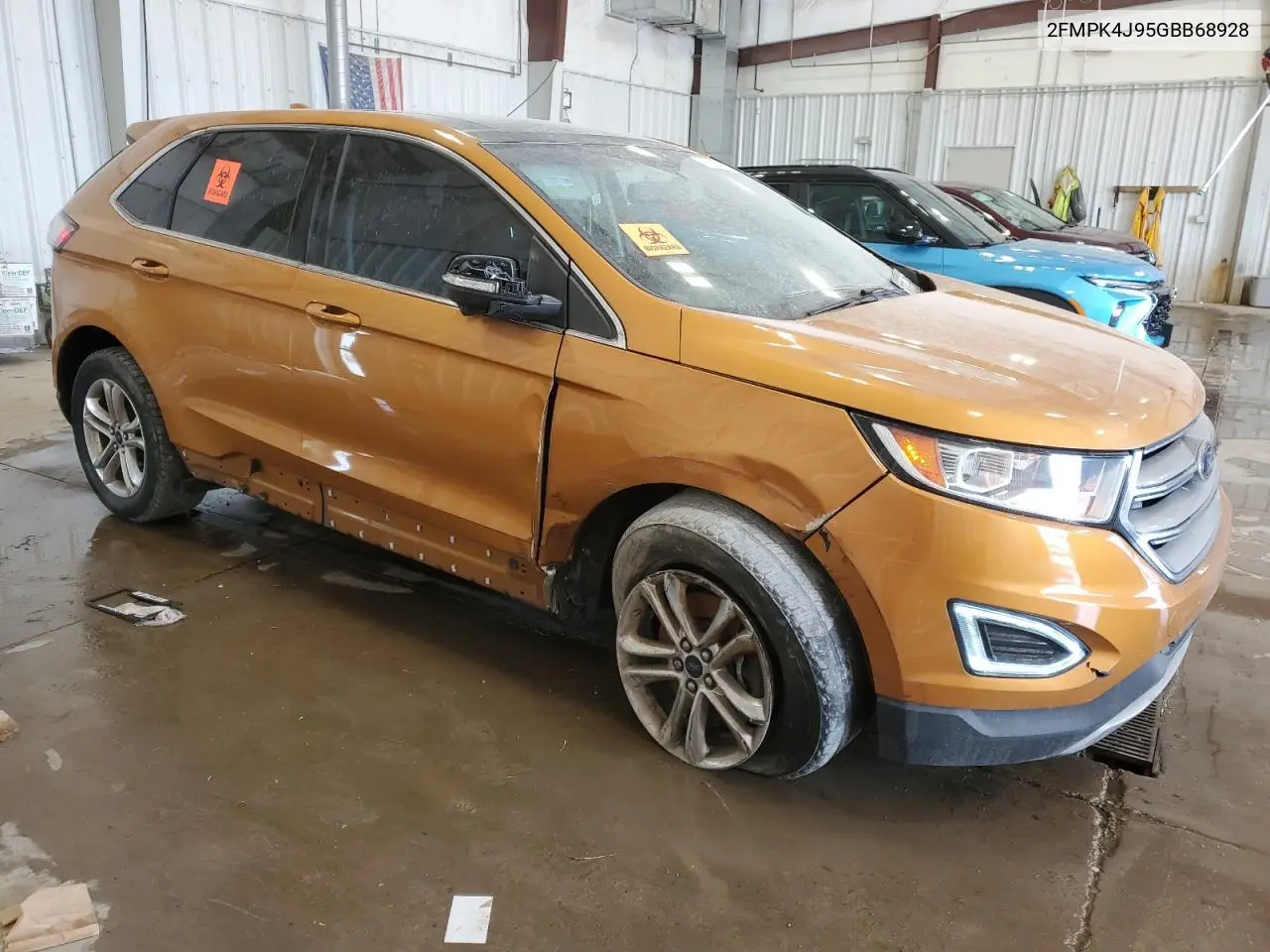 2016 Ford Edge Sel VIN: 2FMPK4J95GBB68928 Lot: 60737215