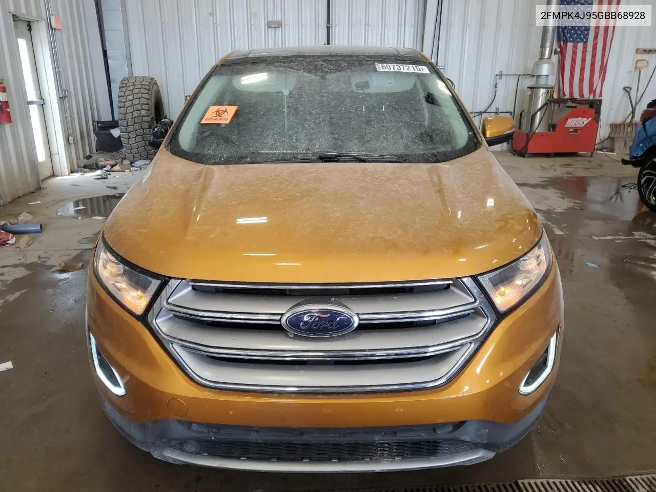 2016 Ford Edge Sel VIN: 2FMPK4J95GBB68928 Lot: 60737215