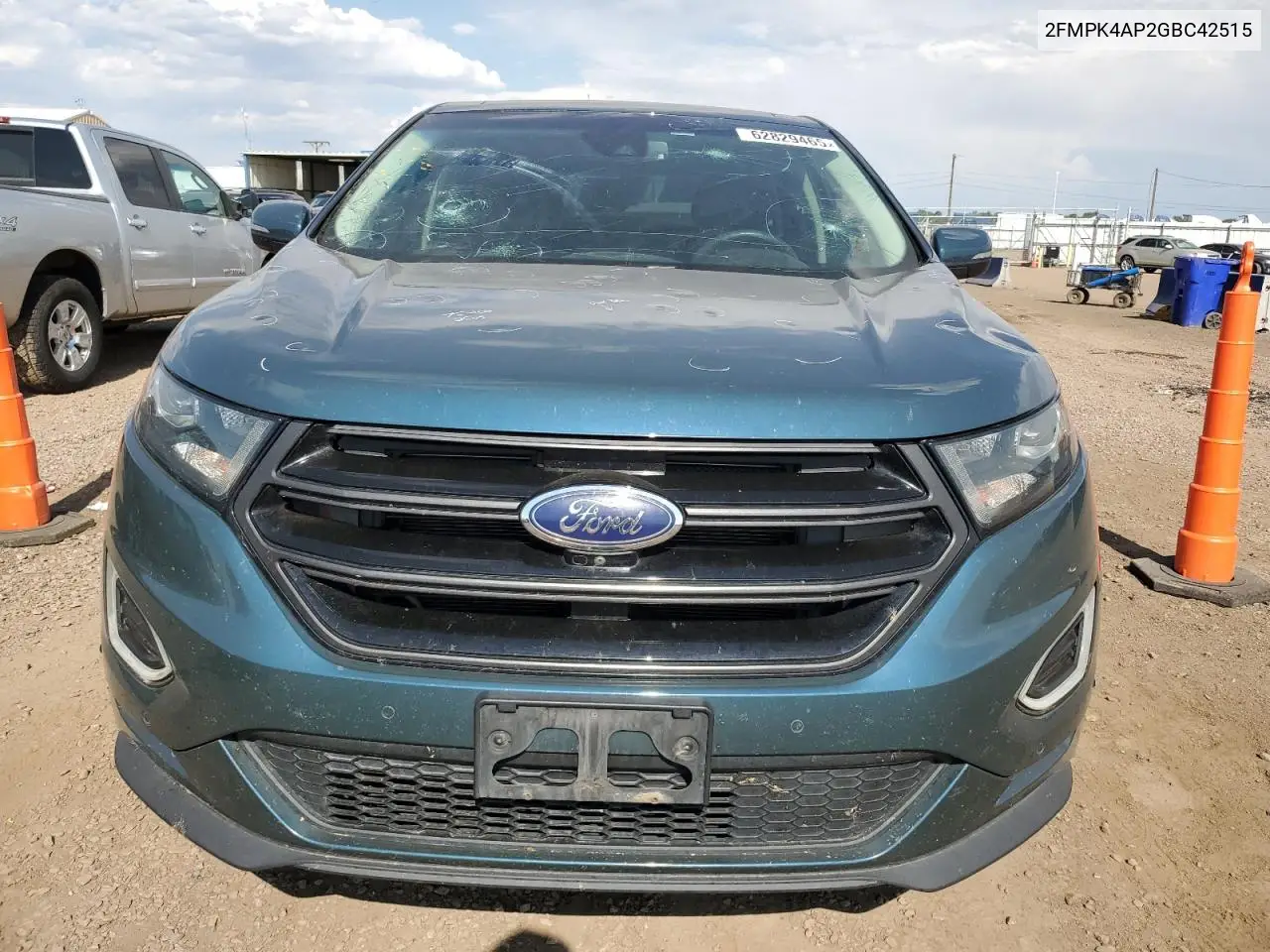 2016 Ford Edge Sport VIN: 2FMPK4AP2GBC42515 Lot: 62829465