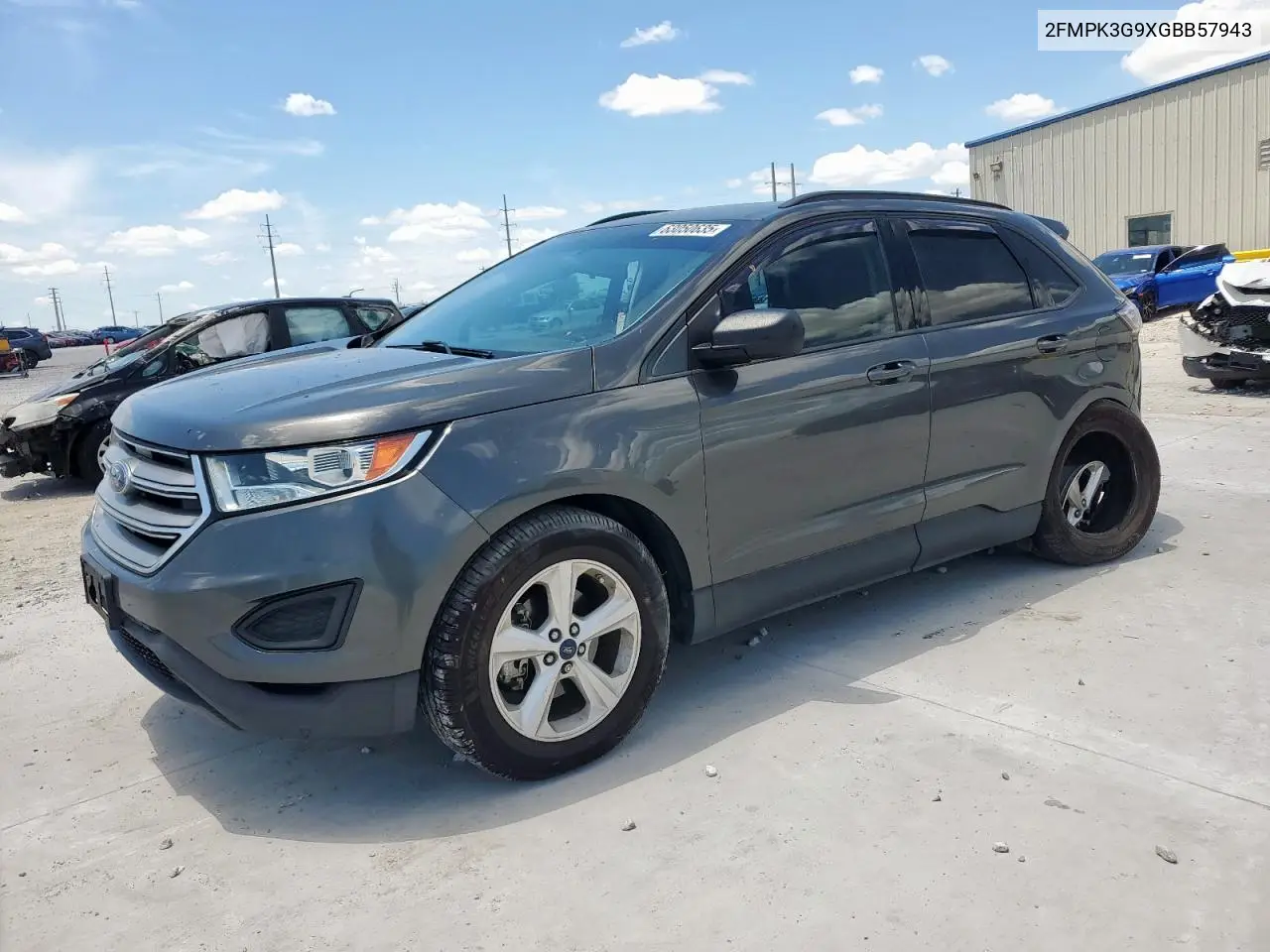 2016 Ford Edge Se VIN: 2FMPK3G9XGBB57943 Lot: 63050635