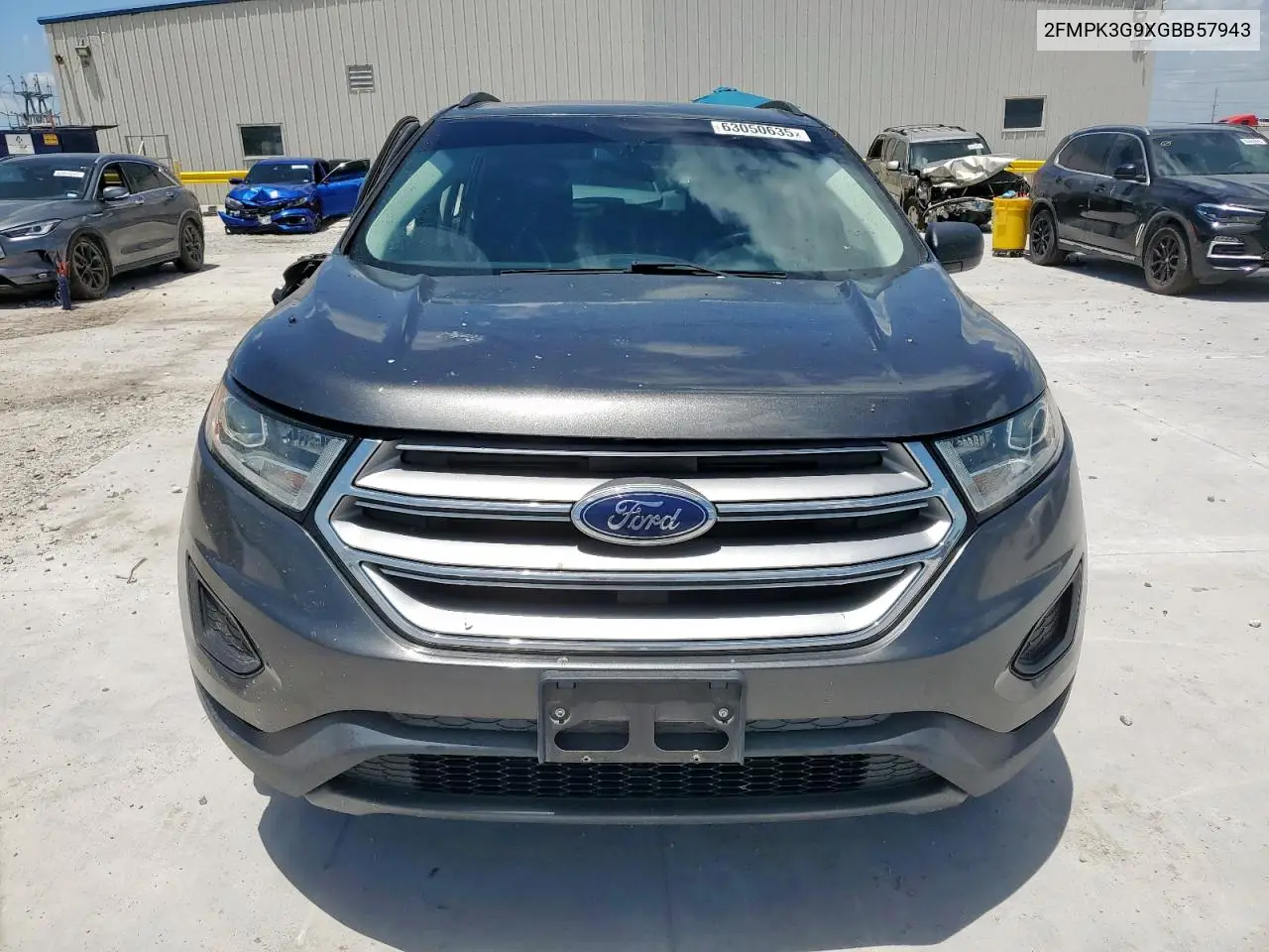 2016 Ford Edge Se VIN: 2FMPK3G9XGBB57943 Lot: 63050635