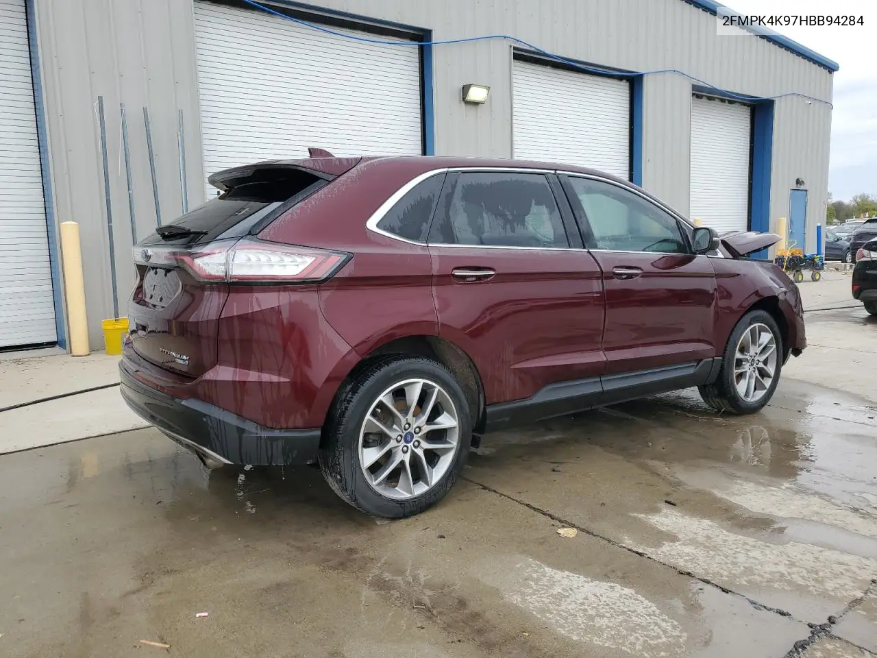2017 Ford Edge Titanium VIN: 2FMPK4K97HBB94284 Lot: 52740555