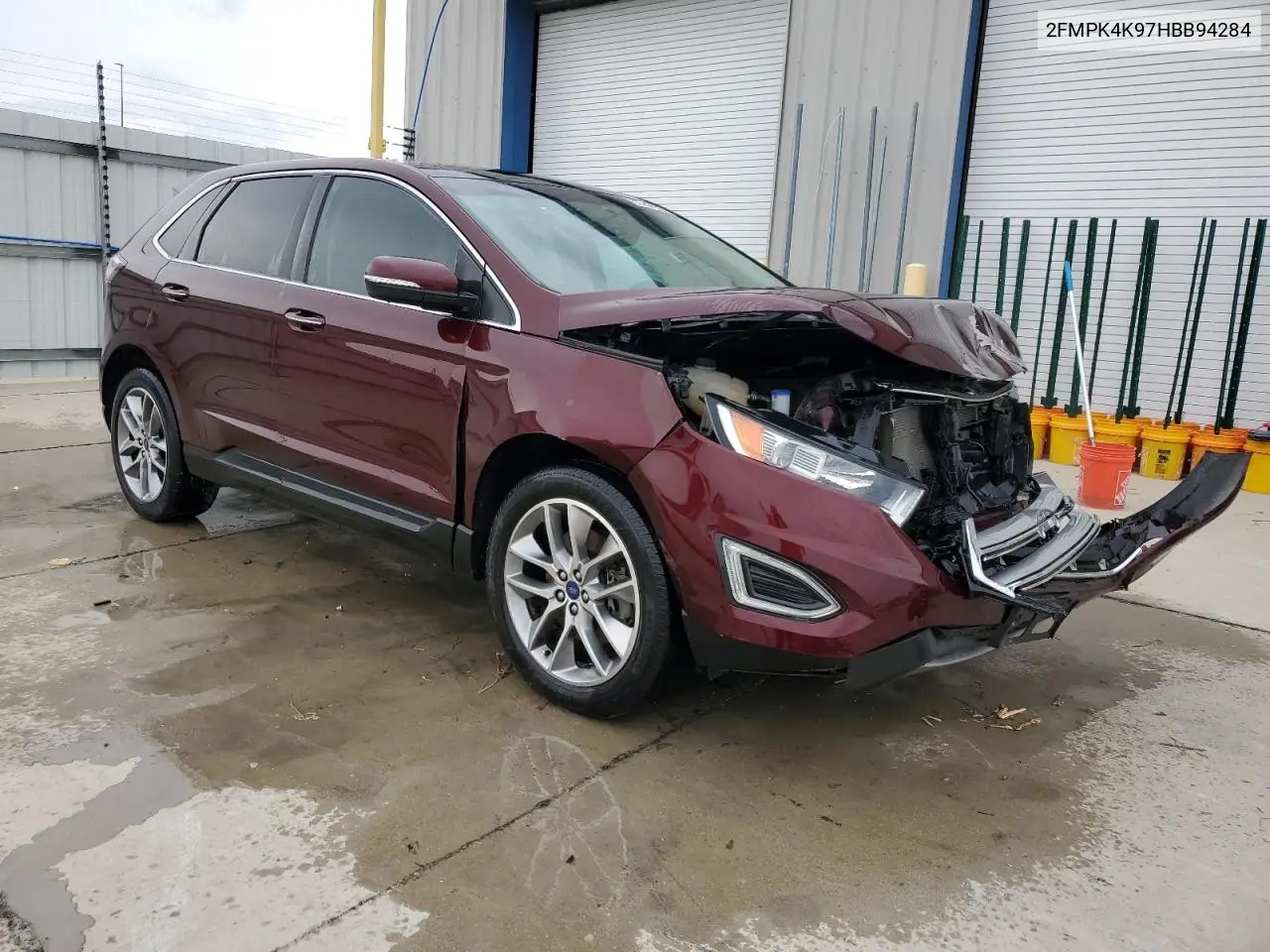 2017 Ford Edge Titanium VIN: 2FMPK4K97HBB94284 Lot: 52740555