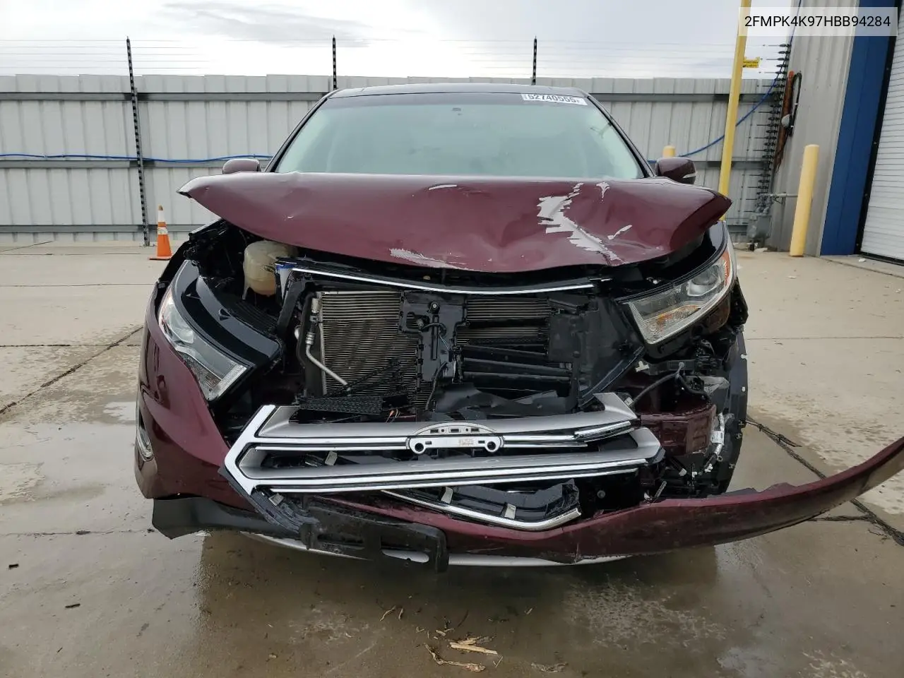 2017 Ford Edge Titanium VIN: 2FMPK4K97HBB94284 Lot: 52740555