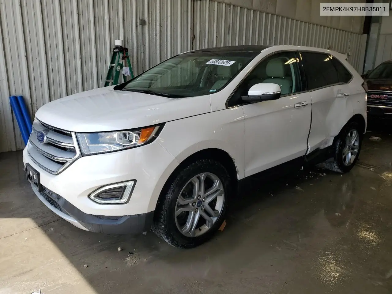 2017 Ford Edge Titanium VIN: 2FMPK4K97HBB35011 Lot: 56633005
