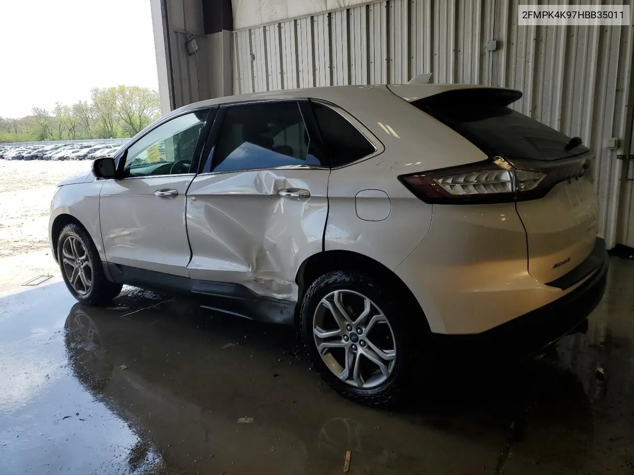 2017 Ford Edge Titanium VIN: 2FMPK4K97HBB35011 Lot: 56633005