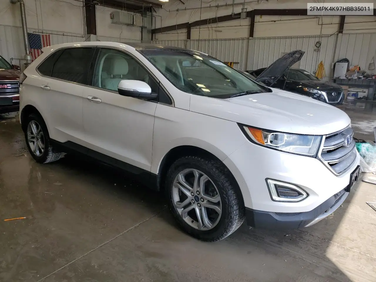 2017 Ford Edge Titanium VIN: 2FMPK4K97HBB35011 Lot: 56633005