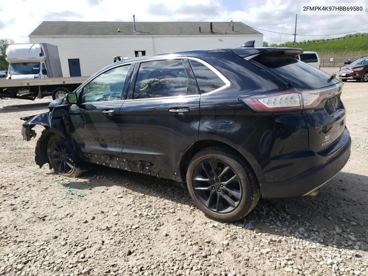 2017 Ford Edge Titanium VIN: 2FMPK4K97HBB69580 Lot: 56880595