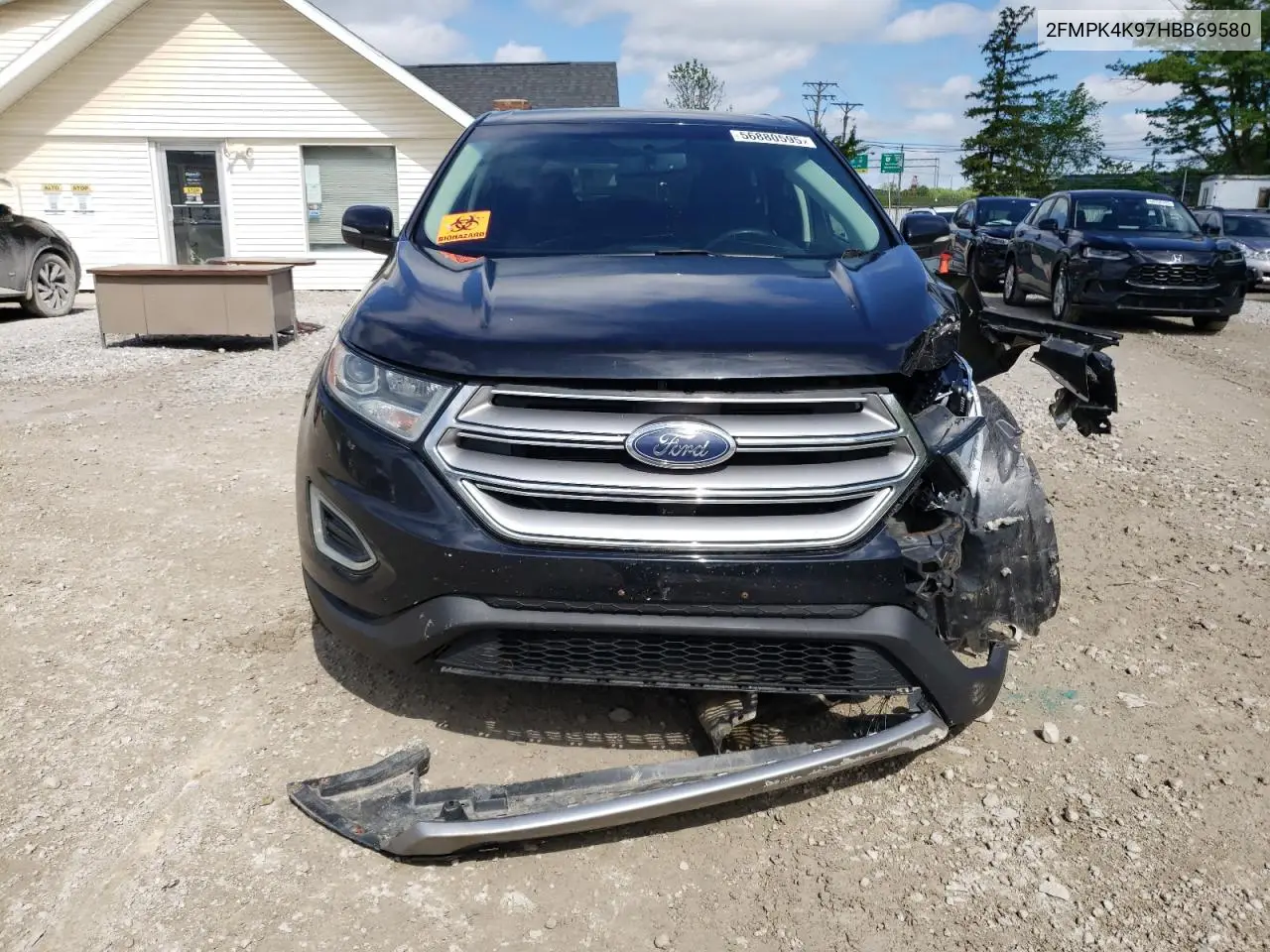 2017 Ford Edge Titanium VIN: 2FMPK4K97HBB69580 Lot: 56880595