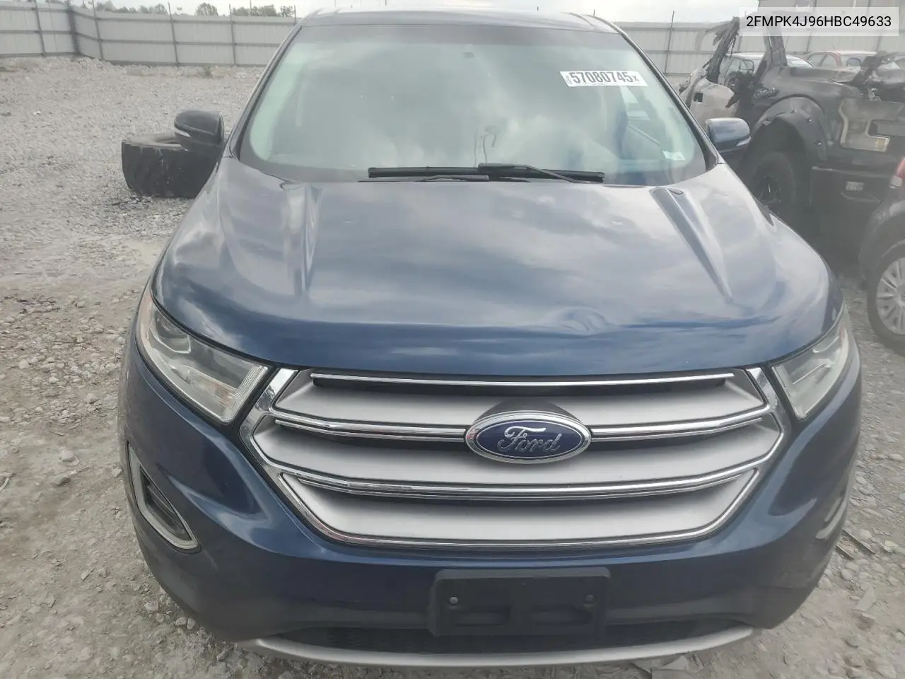 2017 Ford Edge Sel VIN: 2FMPK4J96HBC49633 Lot: 57080745