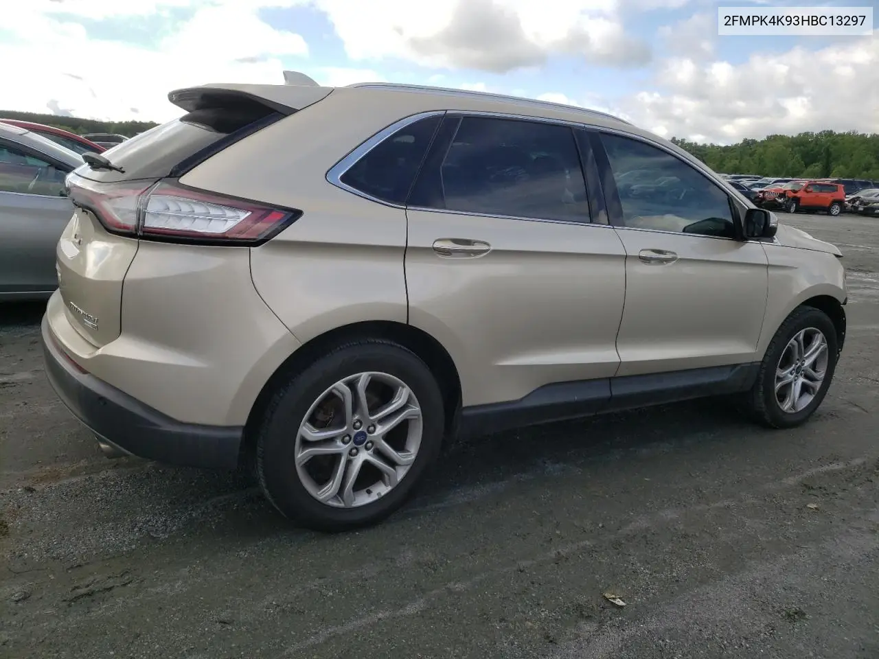 2017 Ford Edge Titanium VIN: 2FMPK4K93HBC13297 Lot: 57140415