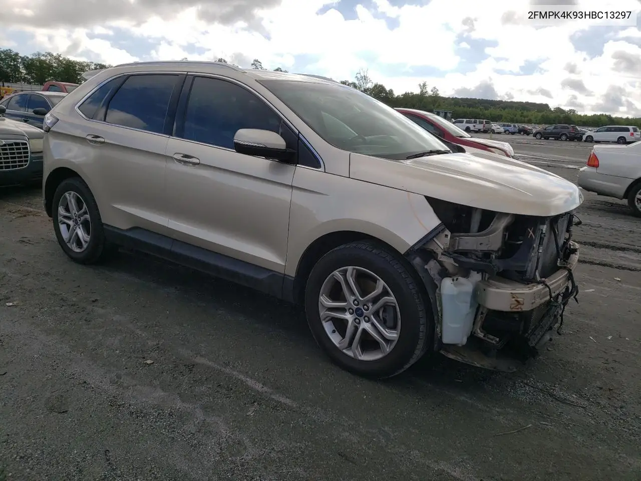 2017 Ford Edge Titanium VIN: 2FMPK4K93HBC13297 Lot: 57140415