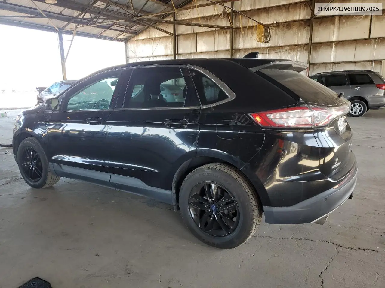 2017 Ford Edge Sel VIN: 2FMPK4J96HBB97095 Lot: 57301445
