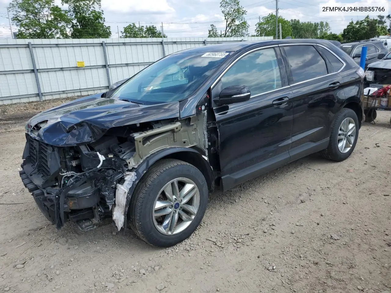 2017 Ford Edge Sel VIN: 2FMPK4J94HBB55766 Lot: 60960765