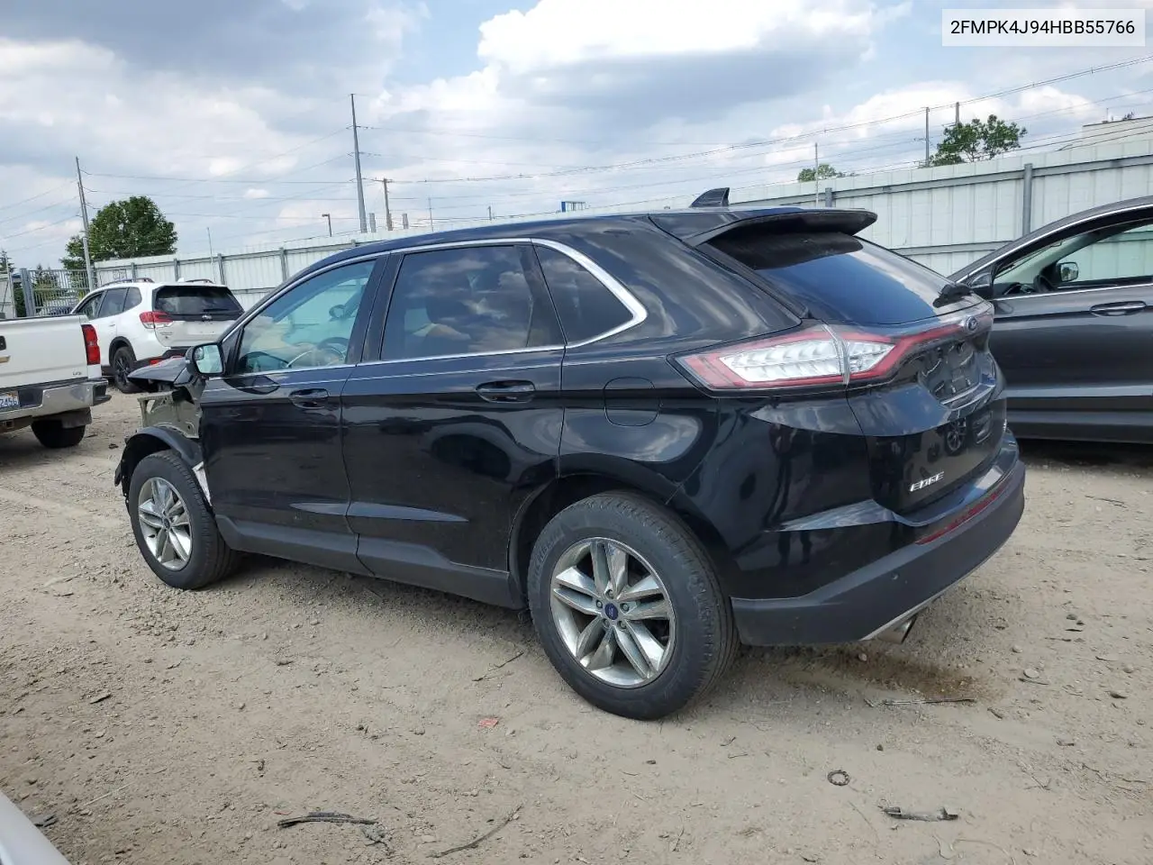 2017 Ford Edge Sel VIN: 2FMPK4J94HBB55766 Lot: 60960765