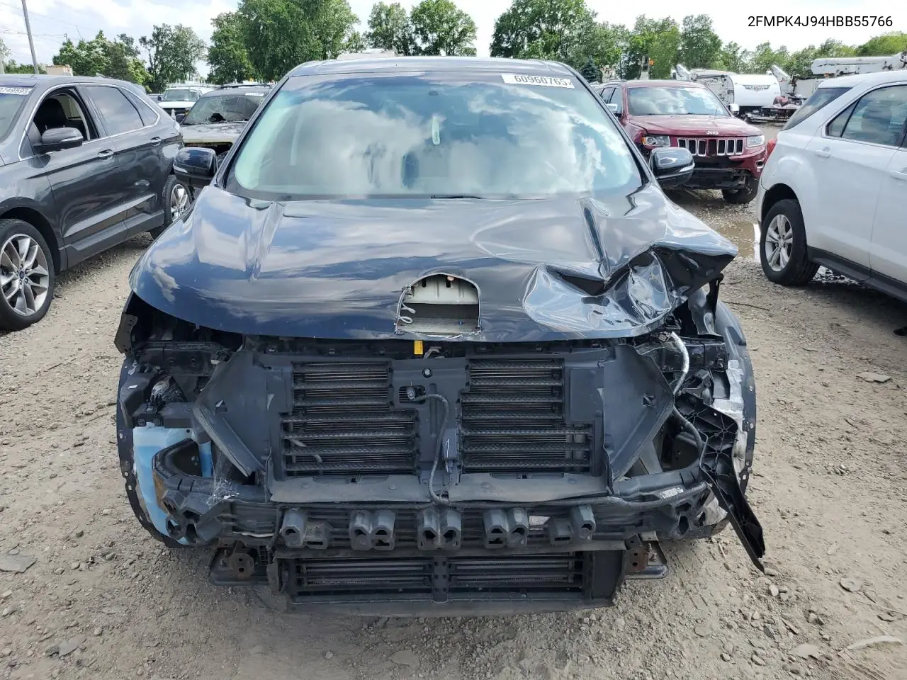 2017 Ford Edge Sel VIN: 2FMPK4J94HBB55766 Lot: 60960765