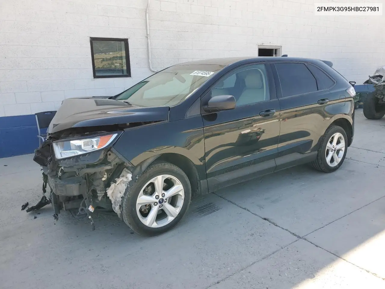 2017 Ford Edge Se VIN: 2FMPK3G95HBC27981 Lot: 61074595