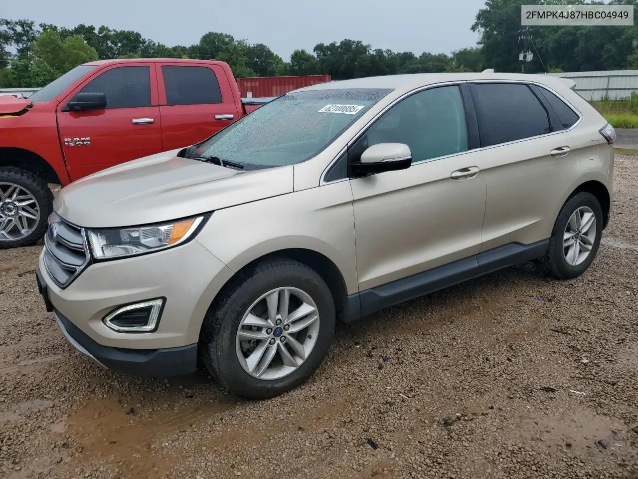 2017 Ford Edge Sel VIN: 2FMPK4J87HBC04949 Lot: 62100885