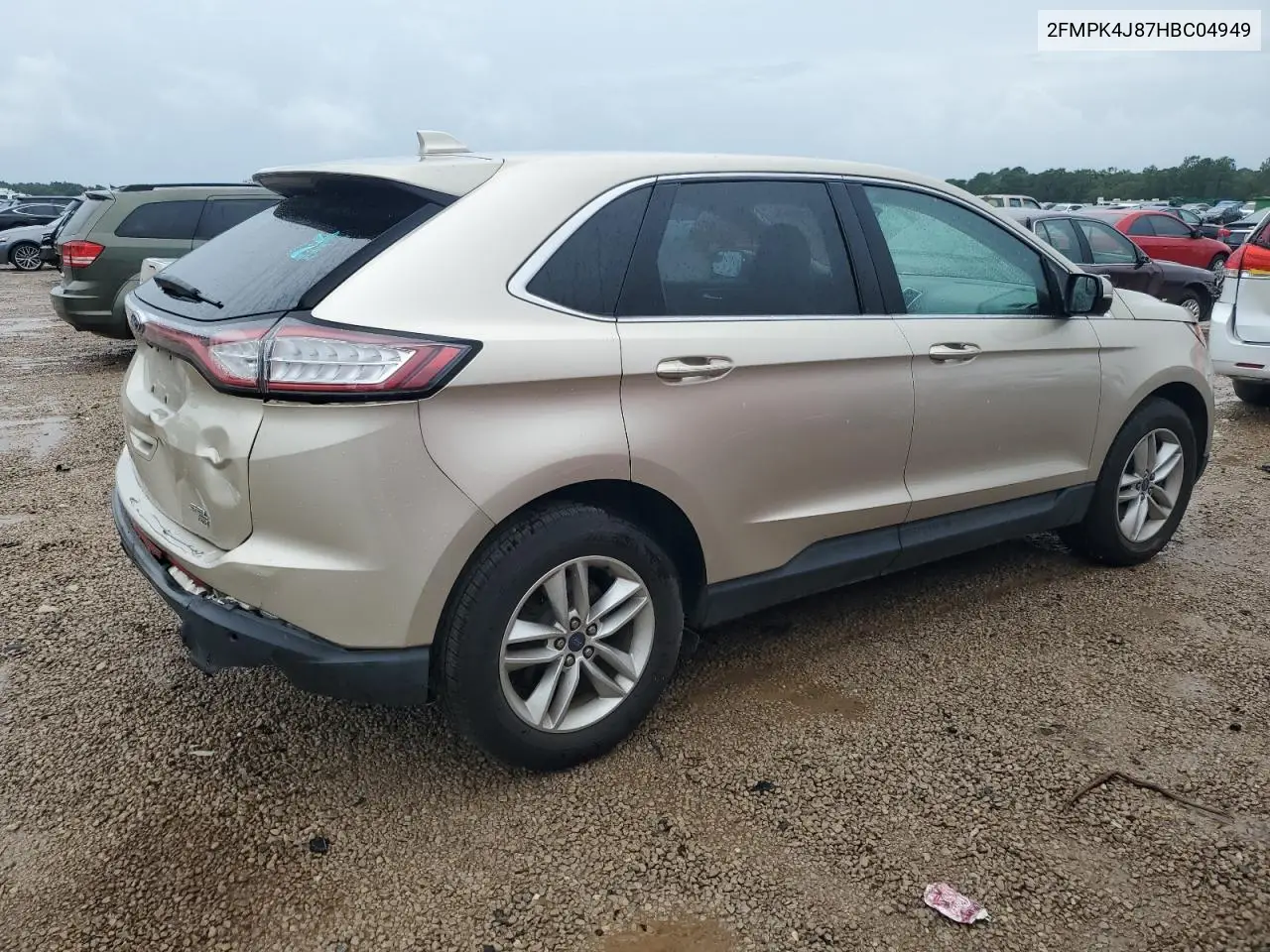 2017 Ford Edge Sel VIN: 2FMPK4J87HBC04949 Lot: 62100885