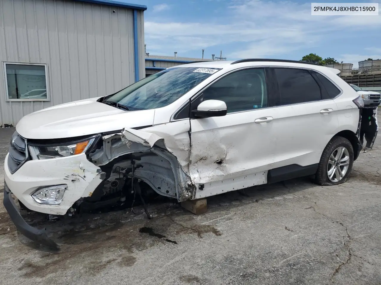 2017 Ford Edge Sel VIN: 2FMPK4J8XHBC15900 Lot: 62317695